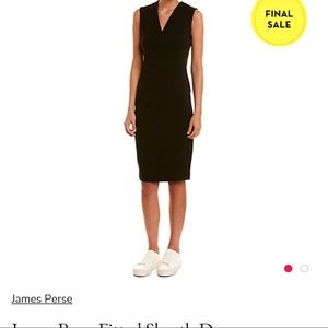 James Perse fitted sheath dress